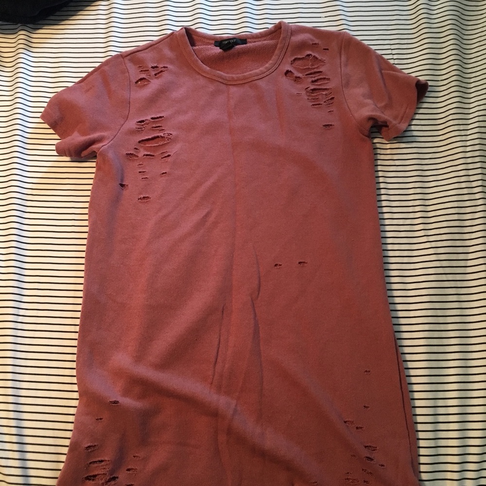 Forever 21 Destroyed Mini Dress